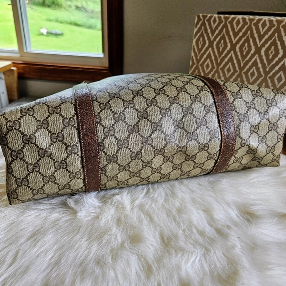 Gucci Supreme large vintage zippered tote - Picture 3 of 12